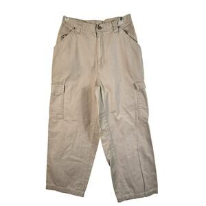 Vintage Bill Blass Cargo Chino Pants Women's 6 Khaki Classic Safari Casual